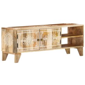 TV Stand 43.3"x11.8"x15.7" Solid Wood Mango