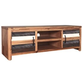 TV Stand Solid Wood Acacia 47.2"x13.8"x15.7"