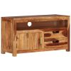 TV Stand 35.4"x13.6"x19.7" Solid Wood Acacia