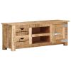 TV Stand 43.3"x11.8"x15.7" Rough Mango Wood
