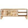TV Stand 43.3"x11.8"x15.7" Solid Wood Mango