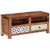TV Stand 35.4"x11.8"x15.7" Solid Wood Sheesham