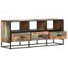 TV Stand 43.3"x11.8"x17.7" Solid Wood Reclaimed