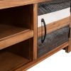 TV Stand Solid Wood Acacia 47.2"x13.8"x15.7"