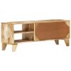 TV Stand 43.3"x11.8"x15.7" Solid Wood Mango