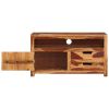 TV Stand 35.4"x13.6"x19.7" Solid Wood Acacia