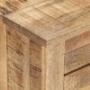 TV Stand 43.3"x11.8"x15.7" Rough Mango Wood