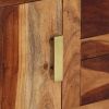 TV Stand 35.4"x13.6"x19.7" Solid Wood Acacia