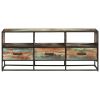 TV Stand 43.3"x11.8"x17.7" Solid Wood Reclaimed