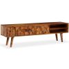 TV Stand Solid Wood Sheesham 55.1"x11.8"x15.7"
