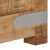 TV Stand 43.3"x11.8"x15.7" Rough Mango Wood