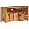 TV Stand 35.4"x13.6"x19.7" Solid Wood Acacia