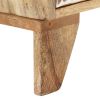 TV Stand 43.3"x11.8"x15.7" Solid Wood Mango