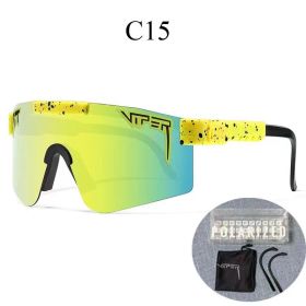 Cycling Glasses Outdoor Sunglasses Mtb Men Women Sport Goggles Uv400 Bike Bicycl (Color: C15)